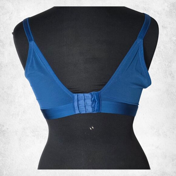 Torrid Curve 40DD XO Plunge Push-Up Bra – Teal Leopard Print - Picture 3 of 7